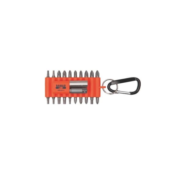 Bitssett 22 stk i gummiholder PH+PZ+TORX+HEX