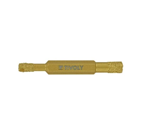 Diamantbor med parafin for fliser, kraftig Ø6/8mm