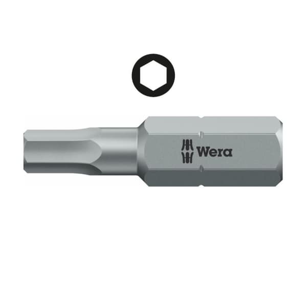 Wera 840/1 Z Standardbit HEX-PLUS 1/8 x 25mm