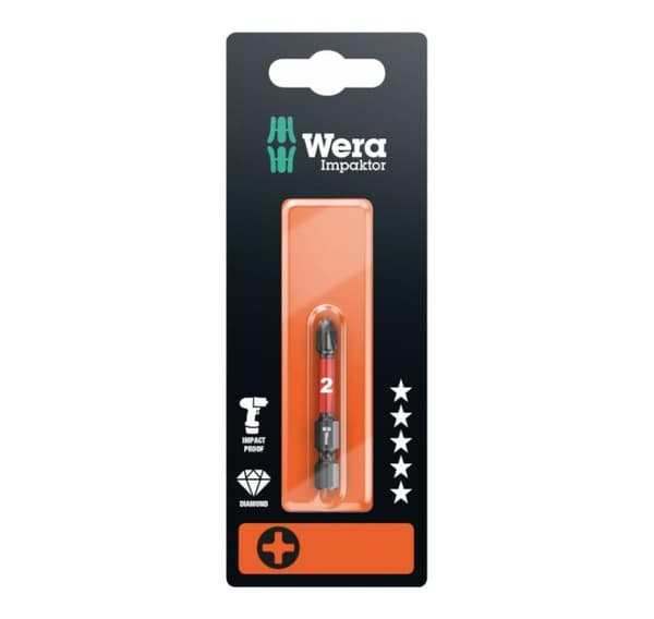 Wera 851/4 Impaktor bit PH 3 x 50mm