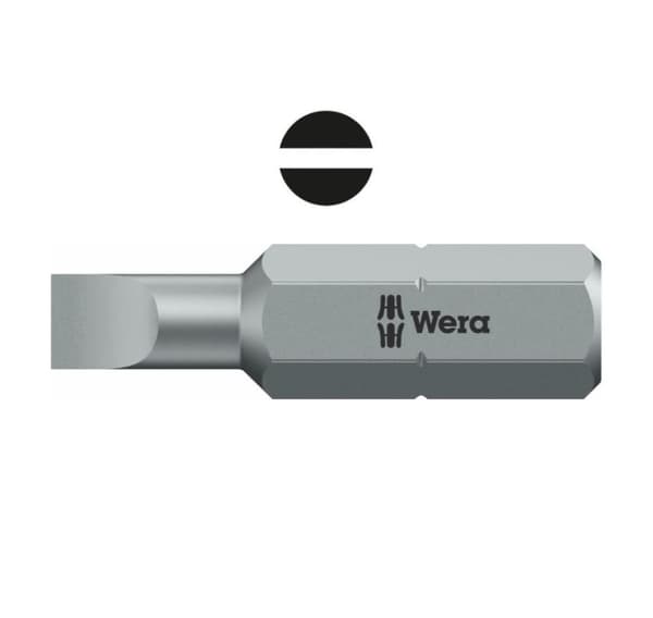 Wera bits til slidsskruer 800/1 Z 1,2 x 8,0 x 25 mm