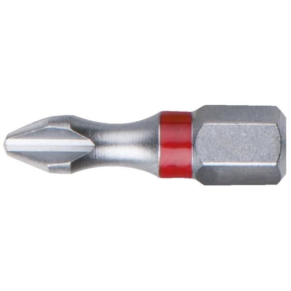 Kartong med 5 TORSIONpower® färgkodade skruvmejselbitar - L. 25 mm - 1/4'' - PHILLIPS® - PH1