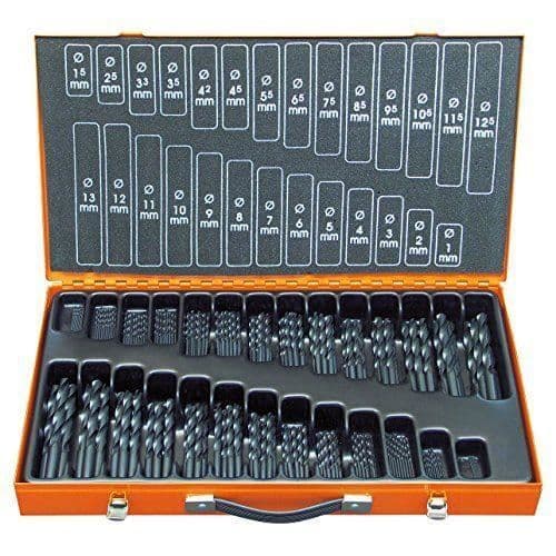 Projahn Eco Coffret med 220 borr i snabbverktygsstål HSS-R 1-13 mm med 0,5 mm steg upp till 3,3-4,2 mm - 60700