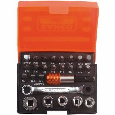 BAHCO IMPACT TIPS OG STIKNINGER 26 stk.