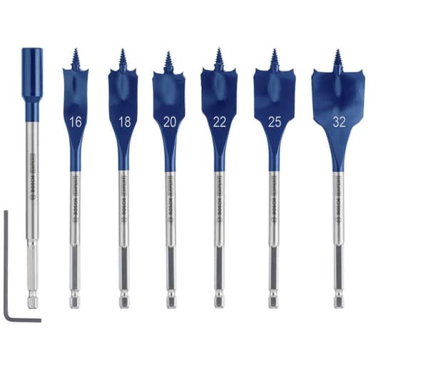 BOSCH SPALE BORR - SET 7 st. SJÄLVEXPERT