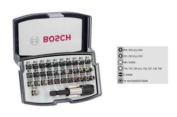 BOSCH BIT SÆT 32 stk.