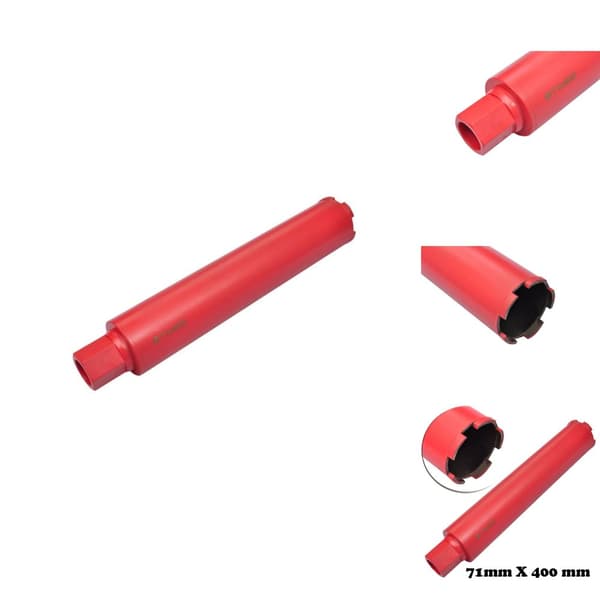 Borebits - Living diamantbor tør/våd boring 71 mm x 400 mm
