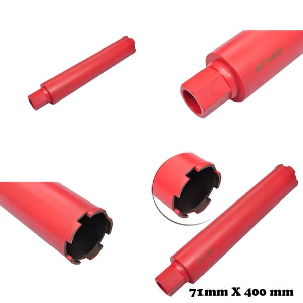 Diamantborrkrona för våt-/torrborrning 71mm X 400 mm - Bits - Borrbits - Home & Living