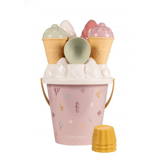 Little Dutch Ice Cream-strandset, rosa