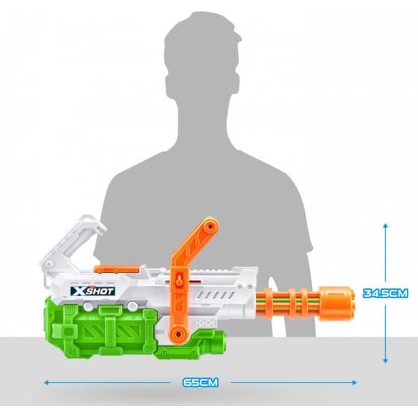 X-Shot Hydro Cannon - vandpistol med skulderrem