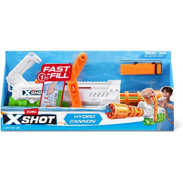 X-Shot Hydro Cannon - vandpistol med skulderrem