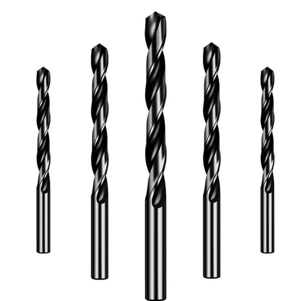 INF 5-delt HSS-spiralborsett for tre, metall og plast