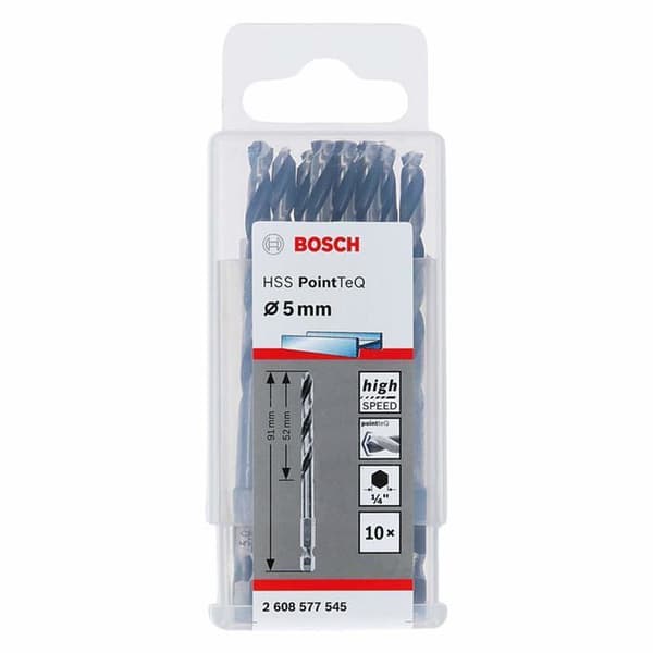 Bosch Skruvbit med spiral PointTeQ 5,0 x 52 x 91 mm - 2608577545