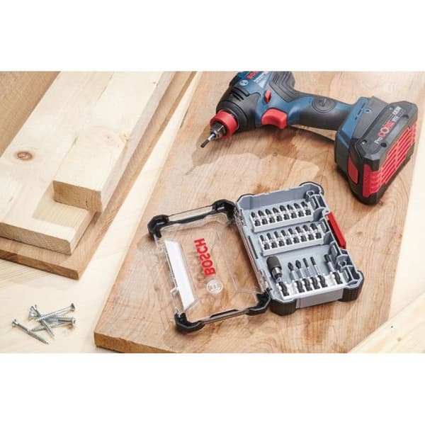 Skruvmejselbitssats - BOSCH - 2608522365 - 36 delar - S2 modifierat stål - Förlängd torsionszon