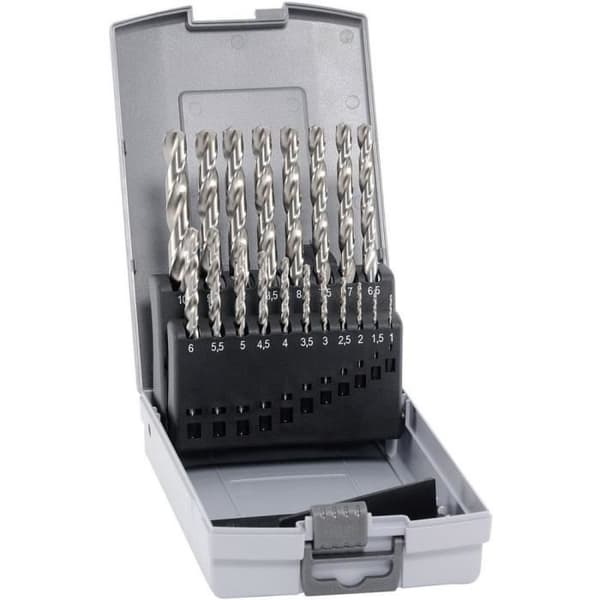 Set med spiralborr - Alpen - 102219100 - Kobalt 5% - 19 delar - HSS-E