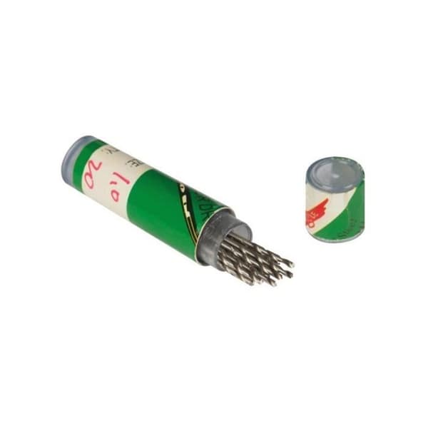 Miniatyrborr 1,0 mm - 20 st