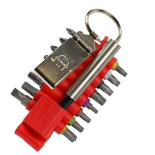 WÜRTH - 16BITS BITSET + BITSHÅLLARE MED CLIP