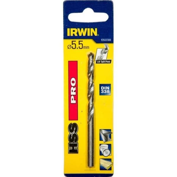 Pro markborr - IRWIN - DIN 338 HSS - 5,5 x 93 mm