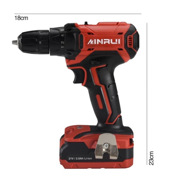 INF Batteridrevet drillsett med 2x1.5Ah batterier og lader