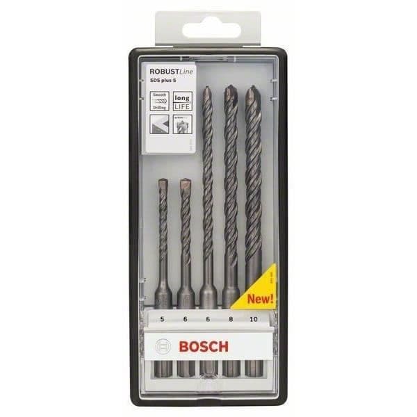 SDS Plus Robust Line borrset 5 delar - BOSCH - 2607019929
