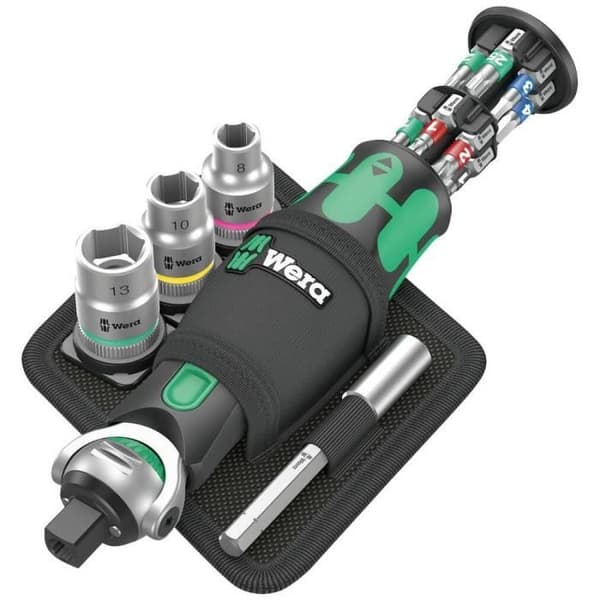 Wera Zyklop Pocket 2 Skruvmejsel bitshållare 1/4, 3/8