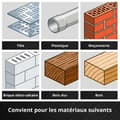 Miniatyrbild 5 av 5: Einhell S-CASE Set med 28 stötsäkra bits (25 mm bits, 50 mm bits, 60 mm bitsfäste, hylsor)