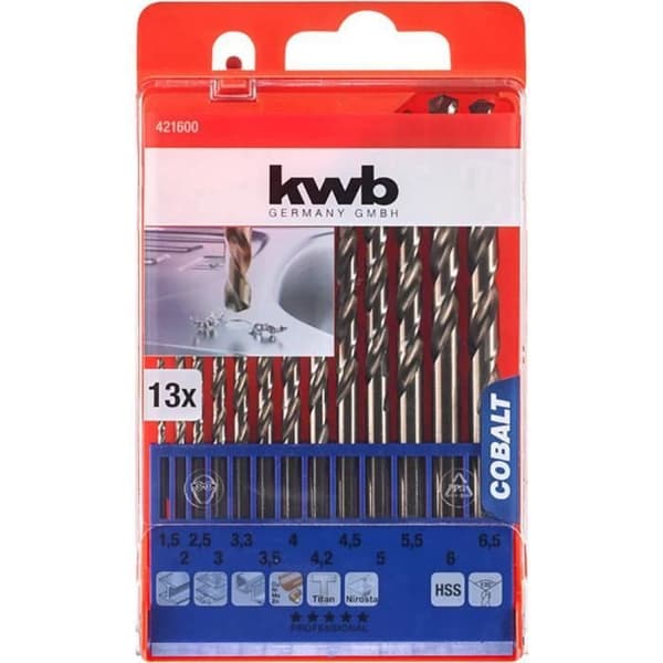 Kwb 421600 13-delad metallborrsats 1 st (s)