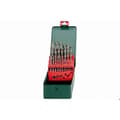 Miniatyrbild 1 av 2: Forets HSS-G - Metabo - 25 delar - Korsslipning 135° - Metallfodral - Ø 1-13 mm