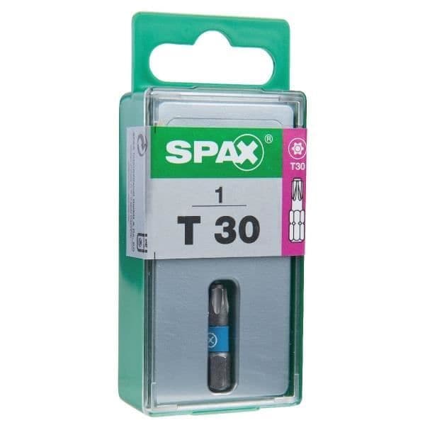 Torx T30 bits - 25 mm - Bit T Starplus - Box med 5 delar - Spax