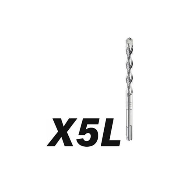 Bor för slagborr - BOSCH - X5L SDS-plus-7 - 5 mm - Längd 210 mm - Stål