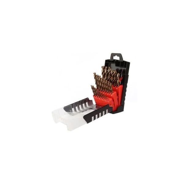 Kartong 19 st HSS kobolt 5 % D. 1 till 10 mm