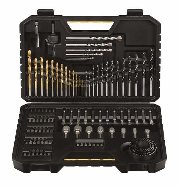 Stanley borr - STA7205-XJ - Set med 100 sexkantsborr och tillbehör, på metall, i plast