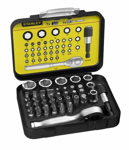 STANLEY BITSET 39 ST. 1/4"