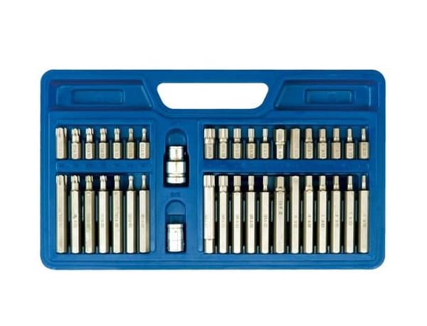 VOREL HEX, TORX, SPLINE ENDS sæt. 40 stk. I PLASTKASSETTE 66410