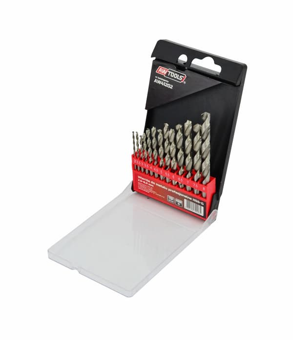AWTOOLS METALBOR BORE HSS-G SÆT 13 stk. /2,5 - 8 mm/