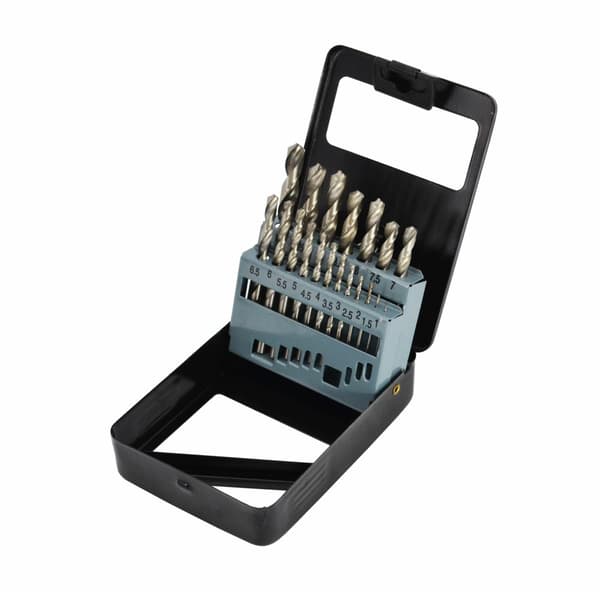 AWTOOLS METALBOR BORE HSS-G SÆT 19 stk. /1,0 - 10,0 mm/