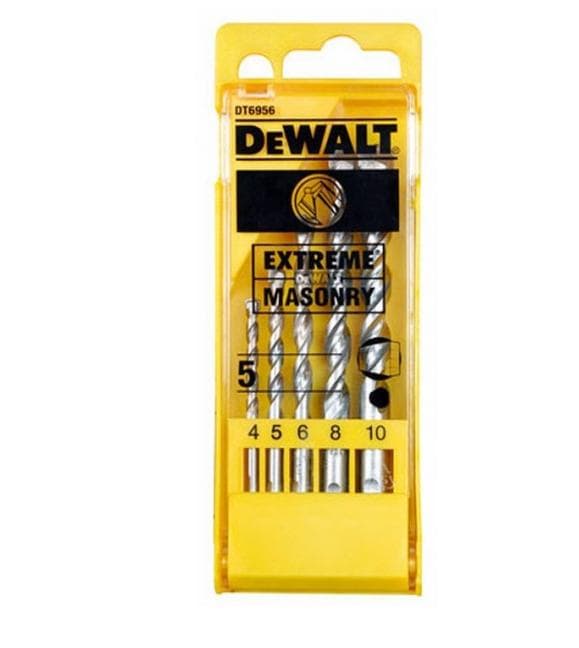 DEWALT VIDIUM BORESÆT TIL BETON 5 stk. 4-5-6-8-10 mm