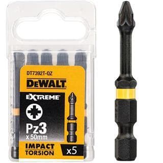 DEWALT IMPACT BIT PZ3x50 5 stk. EKSTREM PÅSLAGTORSION