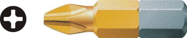 WERA TIP / Bit (hoved) Phillips (PH) titanium TIN PH3 x 25 mm
