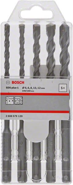 BOSCH SDS PLUS-1 BORE SÆT. 6/6/8/10/12