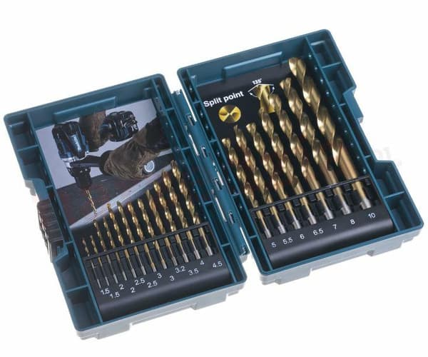 MAKITA TITANIUM BORE SÆT HSS-G TIN 19 stk.
