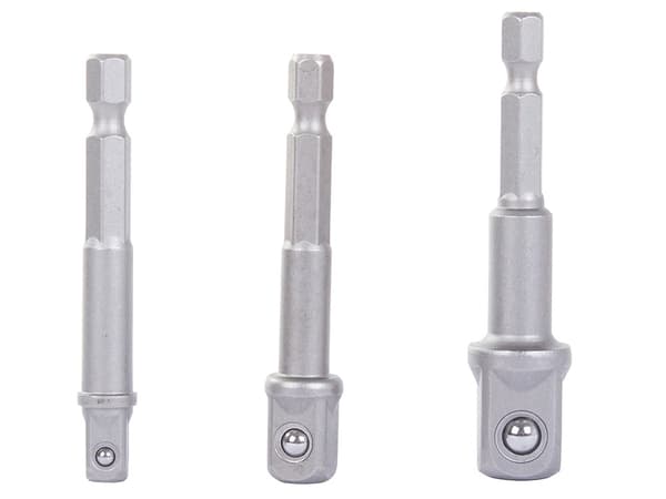 Hylsadapter Set till Skruvdragare - 1/2, 1/4, 3/8