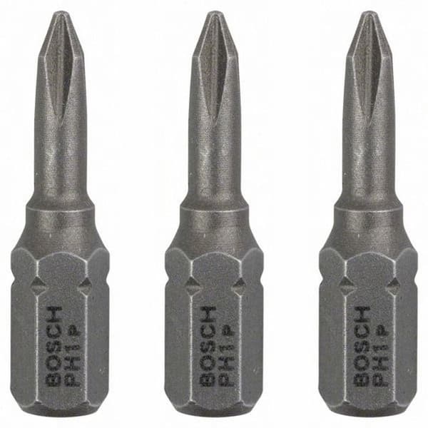 3 extra hårda skruvbits PH1 49mm - BOSCH - 2607001526