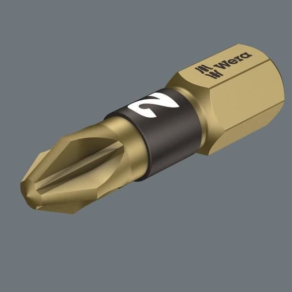 Bitssats - WERA - 05347153001 - 9 PZ BiTorsion bits - 1 Rapidator bitshållare - Stål
