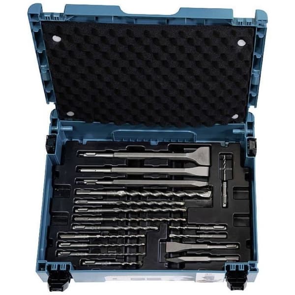 Stegborrsats - MAKITA - E-17790 - SDS-Plus - 17 delar