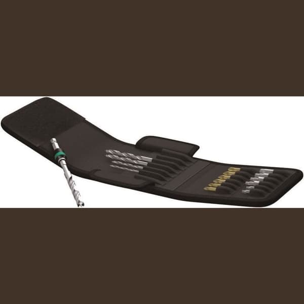 Borrset - WERA - HSS 1-4" (6,3 mm) - 18 stycken