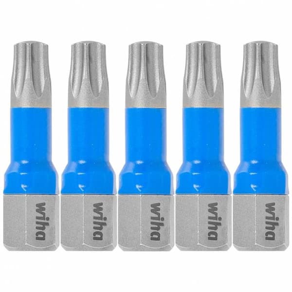Förpackning med 5 stycken 'T' Torx T20x25 mm WIHA - 41606