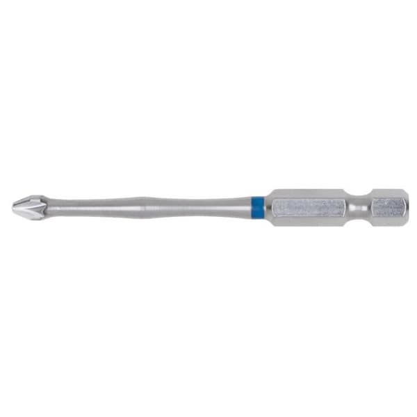 Kartong med 5 färgkodade TORSIONpower® skruvmejselbitar - L. 75 mm - 1/4'' - POZIDRIV® - PZ2