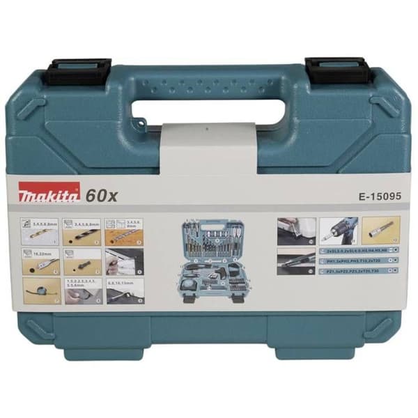 Makita E-15095 60 delar borr- och bitssortiment
