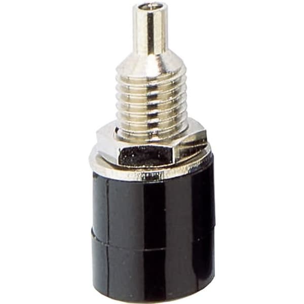 Bananhylsa Stift Ø: 4 mm BKL Electronic 072307 svart 1 st.